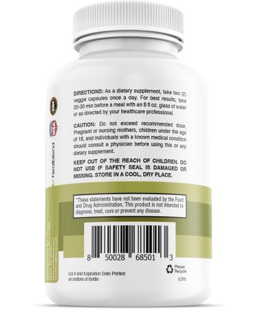 Liver Support - Natural Milk Thistle and Zinc Supplement - Helps Detox and Cleanse The Liver Supports Digestive Health and Detoxification - 60 Veggie Capsules (30 Days Supply) 1 - Buy Online on GoSupps.com