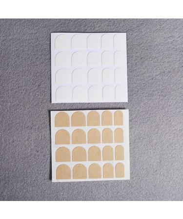 FOMIYES 150 Sheets Removable Nail Sticker Gel Nail Decals Nail Wraps Sticker Jelly Adhesive Tabs Jelly Gel Nail Sticker Nail Jelly Glue Stickers Nail Vinyls Detachable Fake Nail Stickers Yellowx3pcs 6.2X6.2cmx3pcs - Buy Online on GoSupps.com