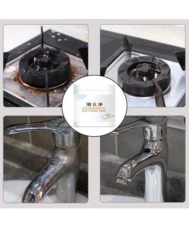 Kitchen Cleaning Powder - Heavy Oil Grease Cleaning Agent Obvious Effects Kitchen Cleaning Accessory for Faucets Sinks Bathtubs Toilets Floors Walls Gyouza 250g - Buy Online on GoSupps.com