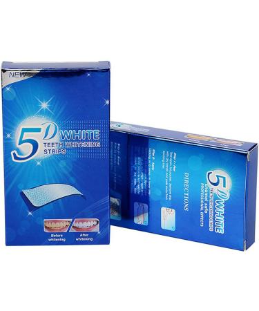  Uwiyo 28 Strips 56 Pieces Dental Whitening 5D White Professional Teeth Whitening Strips White Tooth Strips Help Eliminate/Smoking/Coffee/Soda/Wine Spot Mint Flavour - Buy Online on GoSupps.com