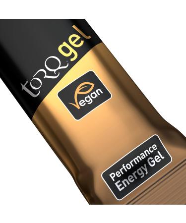 Torq Energy Gel Caramel Latte with Guarana - Box of 15 | Sports Cycling Running Gels | 30g Carbohydrates | Caramel Latte Flavor - Buy Online on GoSupps.com