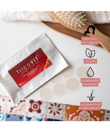 TricoVIT Patches Anti-Chute des Cheveux avec L-Cyst ine. Traitement Capillaire Anti-Chute pour Homme et Femme. Augmente la Densit et R g n re le Cuir Chevelu. 28 Patches - Buy Online on GoSupps.com