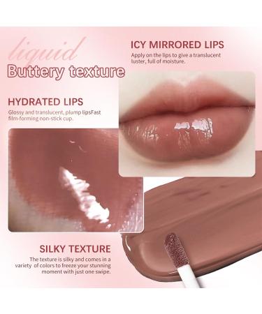 Shop Hydrating Lip Butter Gloss - 3 Colors Nourishing Tinted Lip Care Non-Sticky Long Lasting Plumper Oil | International Shipping Available - Buy Online on GoSupps.com