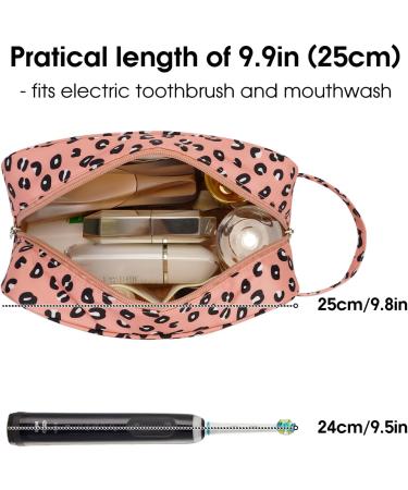 Leopard Travel Toiletry Wash Bag for Men and Women - Dopp Kit Shaving Bag for Toiletries Accessories - Buy Online on GoSupps.com