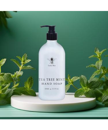 Home & Body Company Lady Bee Hand Soap Set 4 Pack with Eucalyptus Lavender Tea Tree Mint Honey Almond Scents 21.5 fl oz Each with Pump Dispenser - Buy Online on GoSupps.com