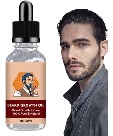 Beard oil for men Mustache hair growth beard oil for men growth 30 ml beard care beard moisturizer beard oil men grow a stronger thicker fuller beard faster softens hydrates - Buy Online on GoSupps.com