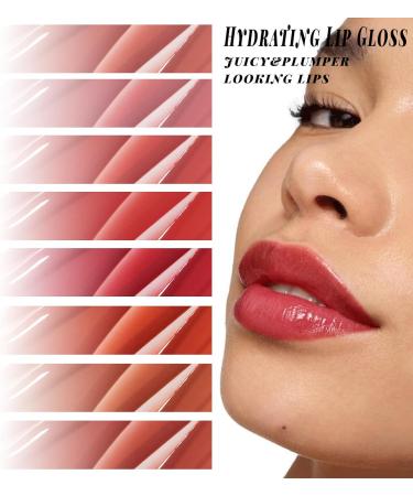 INTEROOKIE Beauty Hydrating Hydrating Lip Gloss Naturally Lasting Water Lip Glaze for Explosive Mirror Shine 5 - Buy Online on GoSupps.com