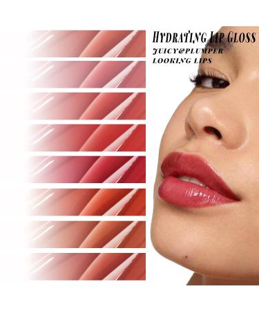 Buy Generic Hydrating Plumping Lip Tint | Moisturizing Non-Sticky Lip Gloss & Balm | Ultra-Gloss High Shine Lip Care - Long Lasting Glass Lip Glow Oil (3#) - International Shipping Available - Buy Online on GoSupps.com