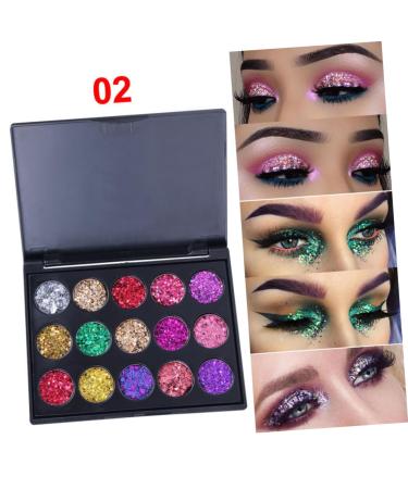 NOLITOY Eye Shadow Palettes - 3pcs Diamond Sequins Eyeshadow Set | 15 Shades 0.04 oz Each | International Shipping Available - Buy Online on GoSupps.com