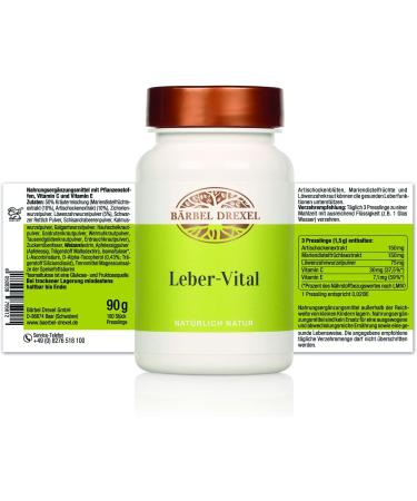 B rbel Drexel Leber-Vital Capsules - High Dose Silymarin (108 pcs) | Vegan Liver Support with Milk Thistle Artichoke & Dandelion | International Shipping - Buy Online on GoSupps.com