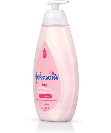 Johnson's Baby Body Moisture Wash - Sulfate-Free, Tear-Free, Hypoallergenic - 27.1 fl. oz - Buy Online on GoSupps.com