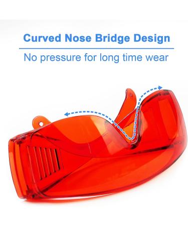 EZGO Dental Lab Safety Glasses - Anti-Fog Protective Eyewear for Teeth Whitening - Curing Light Eye Shield - Buy Online on GoSupps.com