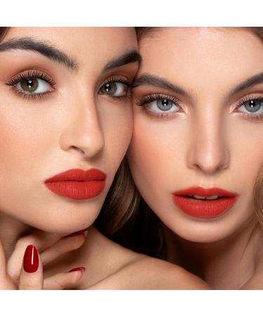 Matte Lipstick - 3.8 g Long-lasting matte lipstick for women | 5 colors to choose from | Ultra-soft texture Complements blush & eyeshadow | Lip makeup cosmetics - Buy Online on GoSupps.com