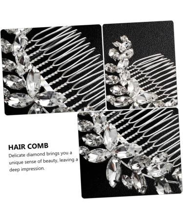 DOITOOL Bride Hair Comb 1pc Bridal Comb Bridal Rhinestone Headwear Hairpins Hair for Hair Claw Clips for Women Faux Buns Headwear for Women Tiara Hair Comb Accessories Alloy Bride Wedding - Buy Online on GoSupps.com