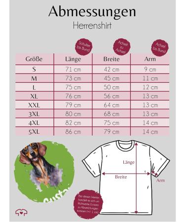 Personalized Dachshund T-Shirt for Dog Owners - Custom Gift by Shirtracer | Light Green XXL - Buy Online on GoSupps.com