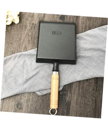 HOMSFOU 1Pc Square pan Heart Fried Pot Pancake Stove Poached Egg stovetop Griddle Pancake Cooking Pan Skillet pan for Steak Mini Pan Camping Frying pan Picnic Cookware Iron Non Stick Wok - Buy Online on GoSupps.com