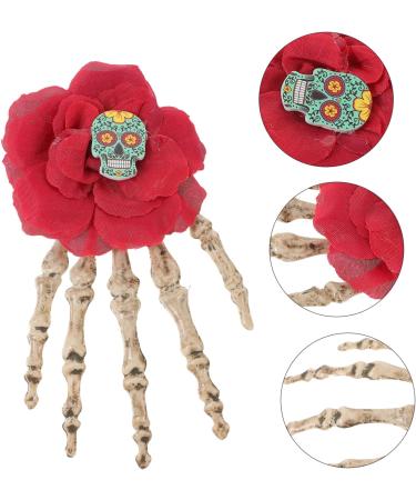 FRCOLOR Girls Hair Accessories Hair Clips for Girls Decor Hair Jewelry Gothic Hair Accessories Girls Hair Clips Halloween Party Hair Clips Women Hairpins Women's Ornaments Plastic Prom - Buy Online on GoSupps.com