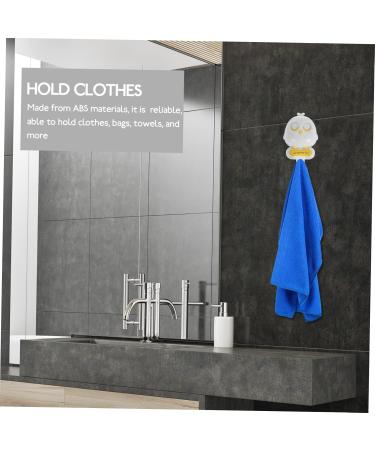 Alipis Winking Bird Hook Key Fob Keychain Cute Wall Hook Door Hook Wall Hanging Hooks Coat Hanger Household 11.00X6.50X5.00CM White - Buy Online on GoSupps.com