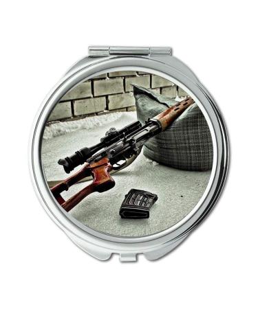 Mirror Travel Mirror gun magazine holder Round Mirror gun hd s pocket mirror portable mirror