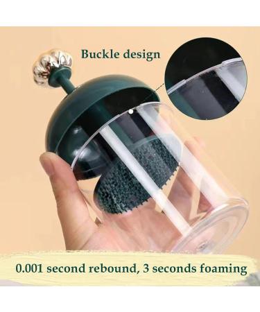 Facial Cleanser Foaming Tool Whisk Cup For Skin Care Foam Travel Facial Foam Maker Facials Cleanser Foam Cup Whip Bubble Maker Facial Skin Cleansing Care For Women Travel Household Dark Green - Buy Online on GoSupps.com