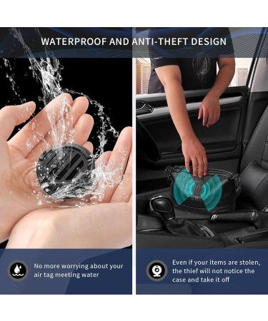 2 Pack Waterproof Airtag Sticker Mount Case for Apple - Adhesive Protector for Bike, Luggage, Car - Hidden AirTag Holder for Remote Control - Buy Online on GoSupps.com