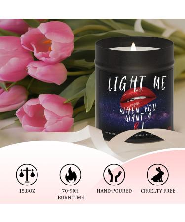 Valentine's Day Gifts for Him | Funny & Romantic Soy Scented Candles | Limited Edition Aromatherapy Jar Candle - Buy Online on GoSupps.com
