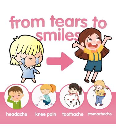 Kids Boo Boo Ice Pack with 5 Gel Cold Packs - Pain Relief for Children's Injuries and Fever - Soft Cover for Toddler's Wisdom Teeth and First Aid - Head, Neck, Arms, Legs - Buy Online on GoSupps.com