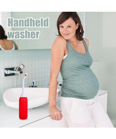 Bidet Washing Bottle 500ml for Postpartum Care | Squeeze Wash Bottle with Storage Bag | Ideal for Disabled & After Birth Hygiene - Buy Online on GoSupps.com