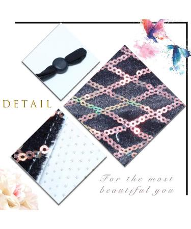 YienDoo Sparkly Sequin Mask - Orange Masquerade & Halloween Face Cover for Women & Girls - Buy Online on GoSupps.com