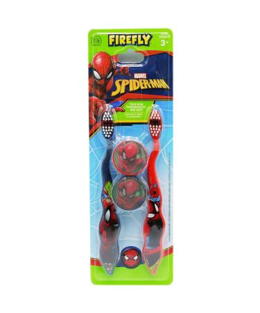FIREFLY Spiderman Toothbrush Twin & CAPS - Buy Online on GoSupps.com