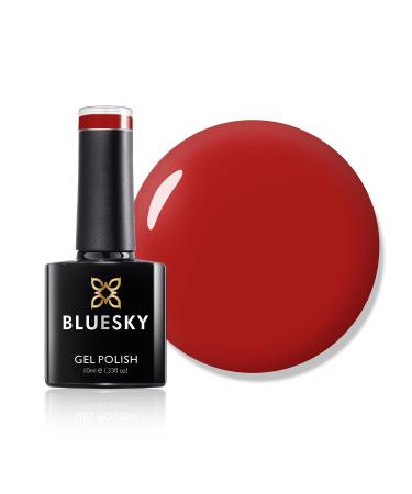 Bluesky Gel Nail Polish Red Pastel A019 Bright Red Scarlet Long Lasting Chip Resistant 10 ml (Requires Drying Under UV LED Lamp) Red Pastel 10 ml (Pack of 1) - Buy Online on GoSupps.com