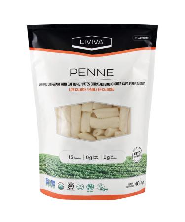 Liviva Organic Shirataki Oat Fiber Penne, 400 GR