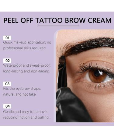 Eyebrow Tint | 8ml Removable Pencil with Easy Peel | Long-Lasting Effect Waterproof Smudge-Proof Eyebrow Mascara Ideal for Travel and Outings - Buy Online on GoSupps.com