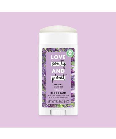 Love Beauty & Planet Relaxing Deodorant - Argan Oil & Lavender 2.95 oz | All-Natural, Eco-Friendly - Buy Online on GoSupps.com