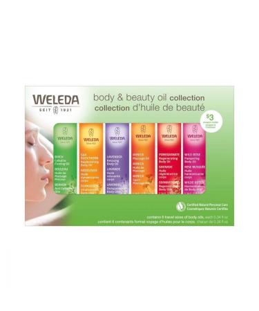 Weleda Body Oils Essential Kit 6 Oils (0.34 fl oz Each)