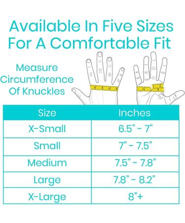 Vive Copper Arthritis Gloves - Full Hand Compression Touchscreen for Carpal Tunnel & Joint Pain Relief - Flexible Wrist & Thumb Support - Black X-Large for Men & Women - Buy Online on GoSupps.com