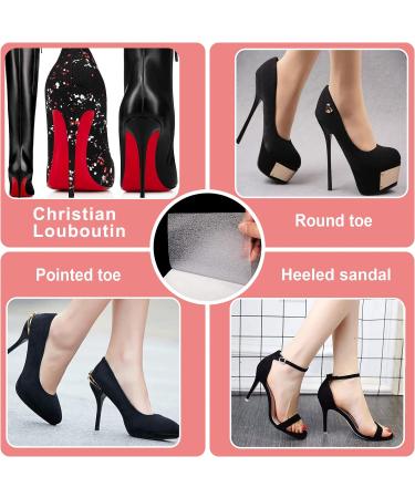Crystal Clear Sole Guard Protectors - 16 Pack Red Bottom Stickers for High Heel Shoes | Anti-Slip, Wear Resistant, 8 Pairs (79 Inch) - Buy Online on GoSupps.com