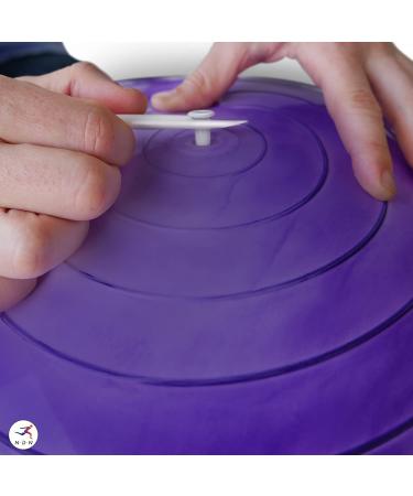 Fitness Exercise Yoga Ball Air Stopper Replacement Kit - Valve Pin Adapter Included - Buy Online on GoSupps.com