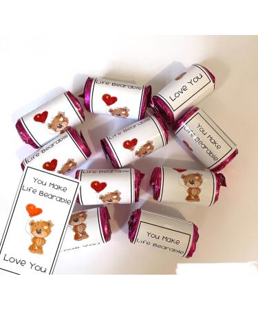Valentine s Day Love heart Sweets with wrappers in box- teddy- gift box - Buy Online on GoSupps.com