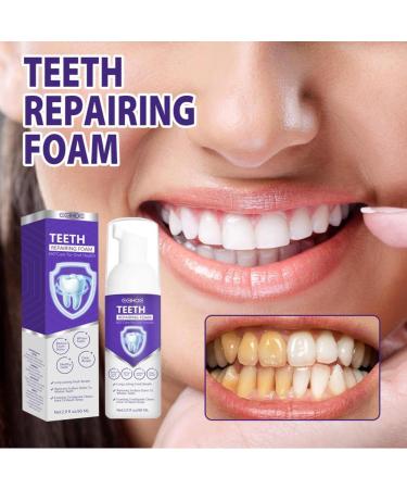 Teeth Repair Foam & Whitening Mousse | Pain-Sensitive Relief Fresh Breath Deep Clean | FOAM TOTASE - Stronger Teeth & Healthier Gums - Buy Online on GoSupps.com