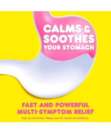 Pepto Bismol Original Liquid 5 Symptom Medicine - Including Upset Stomach and Diarrhea Relief 8 oz (Packaging May Vary) 8 Fl Oz (Pack of 1) - Buy Online on GoSupps.com