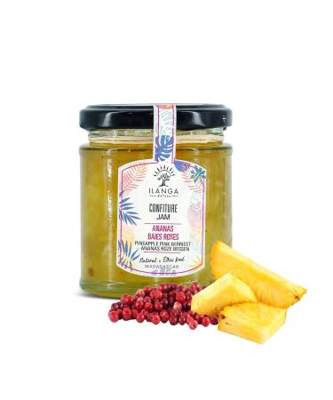 Pineapple Jam Pink Berries 220g - Ilanga Nature - Madagascar