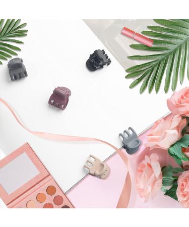 FVVMEED 24 Piece Mini Matte Hair Clips - Small Claw Barrettes for Kids & Baby Girls - Decorative Hair Accessories for Thin & Thick Hair - Buy Online on GoSupps.com