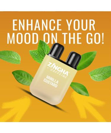 Caffeinated Aromatherapy Nasal Inhaler Stick Natural Energy Boost with Essential Oils + Caffeine Focus, Refresh & Breathe Easy (Lemon Mint) 2pk Lemon Mint - Buy Online on GoSupps.com