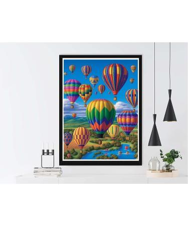 VAIIEYO 5D Diamond Painting Kit - Balloon River Full Drill Round Rhinestone Craft Canvas 12x16 - Buy Online on GoSupps.com