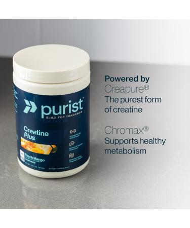 PURIST Protein Creapure Creatine Plus Monohydrate | Workout Powder Supplement | Women Men Muscle Strength Energy Recovery | Clean Nutrition | NSF Certified | Contains Sugar Free Stevia (Unflavored) - Buy Online on GoSupps.com