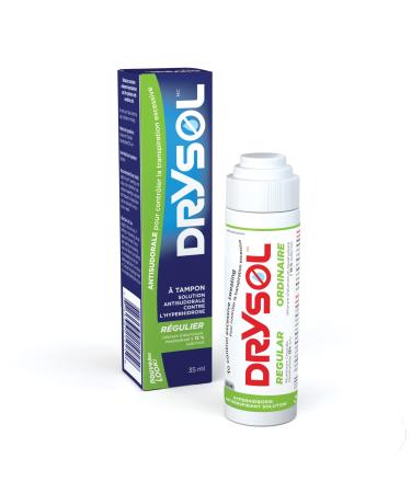 Drysol Clinical Strength Antiperspirant Available with the Best Clinical Strength Protection (Drysol 12% Regular) Regular dab-on 35 ml
