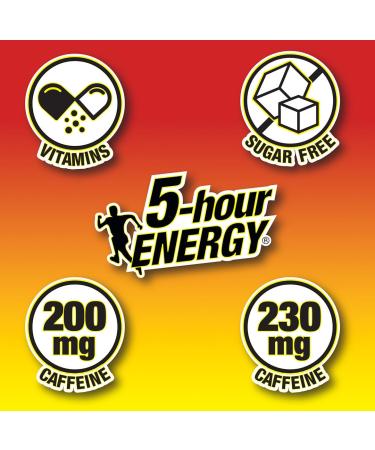 5-hour ENERGY Extra Strength Berry Energy Shot 1.93oz 20-Pack Sugar Free Caffeine Energy Booster with B-Vitamins & Amino Acids Zero Calorie - Buy Online on GoSupps.com