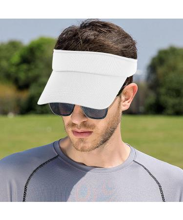 NTLWKR Sun Visor Hat Outdoor Sports Cap - Adjustable Velcro - Unisex - Black/White/Khaki - Buy Online on GoSupps.com