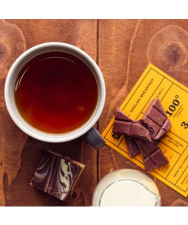 Brew Tea Co English Breakfast Proper Tea Bags - Strong & Malty - 40 Count - Buy Online on GoSupps.com